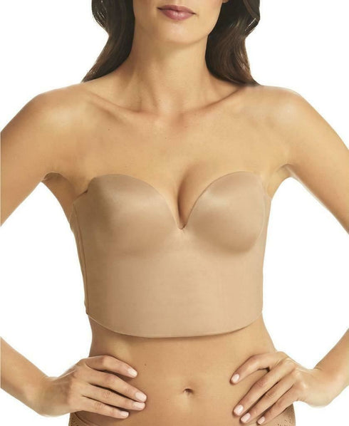 FINE LINES AUSTRALIA RL133 Refined Low Back Longline Bra Nude 32B